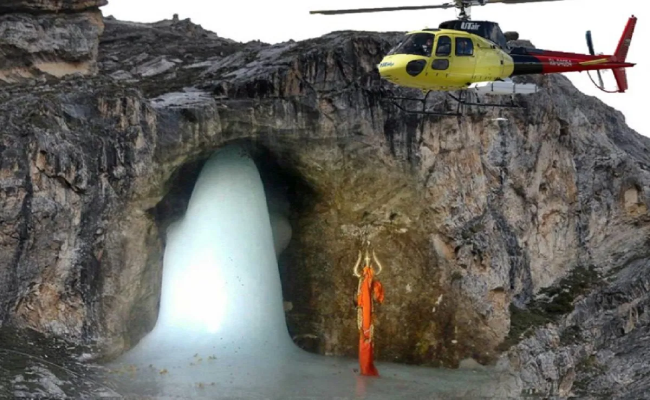 Amarnath Yatra by Helicopter via Pahalgam